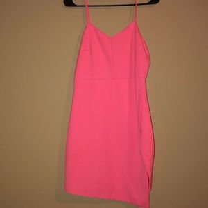 Bodycon pink dress